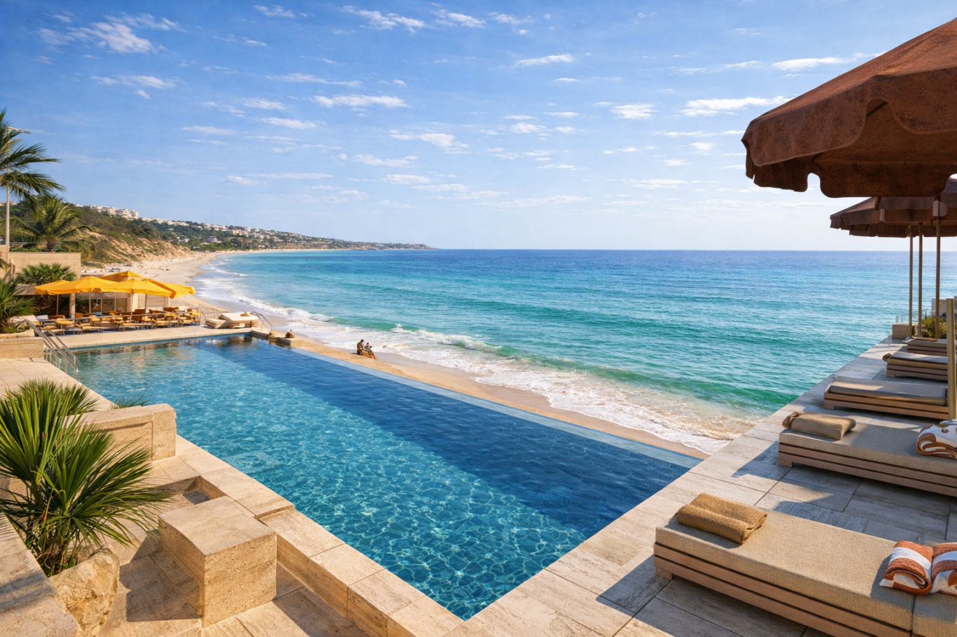 Infinity pool with ocean view (1)